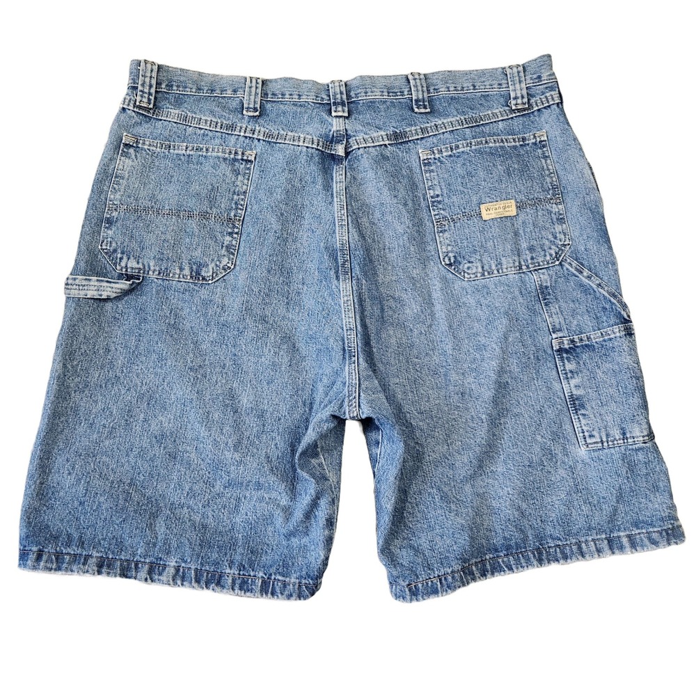 Y2k Wrangler Carpenter Shorts Mens 42 Vtg 90s‎ Chunky Grunge Wide Leg Baggy Punk